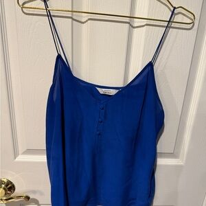& Other Stories 100% Silk Royal Blue Camisole